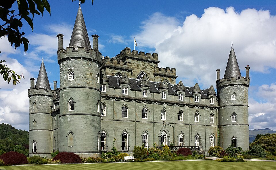 Inveraray Castle - south-west facade